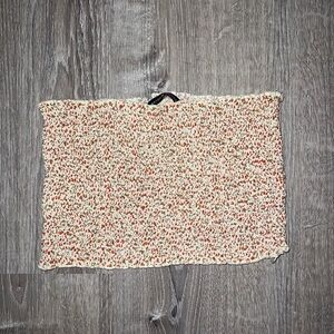 Brandy Melville floral tube top